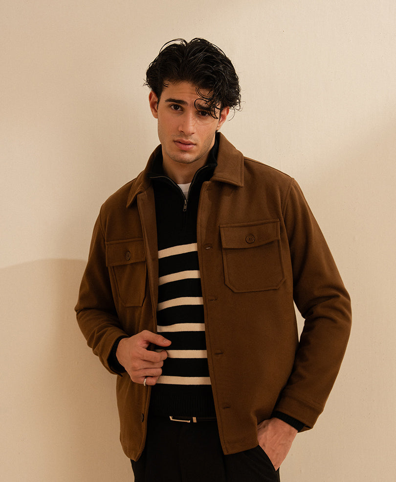 Brown Riverton Utility Jacket