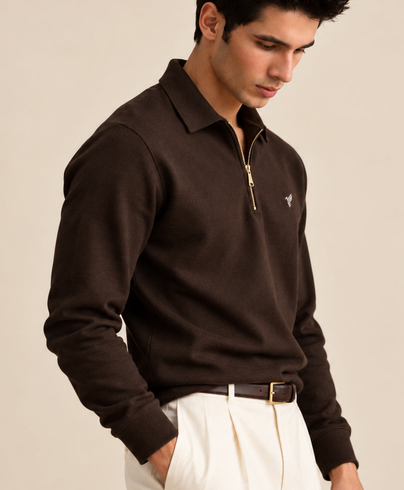 Chocolate Luxe Zip POLO