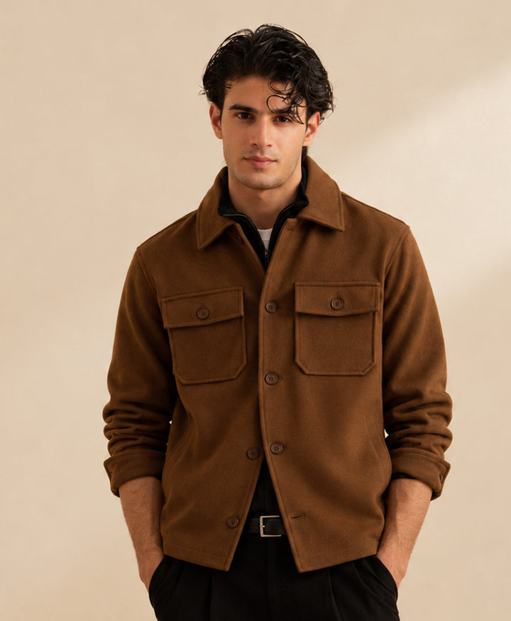 Brown Riverton Utility Jacket