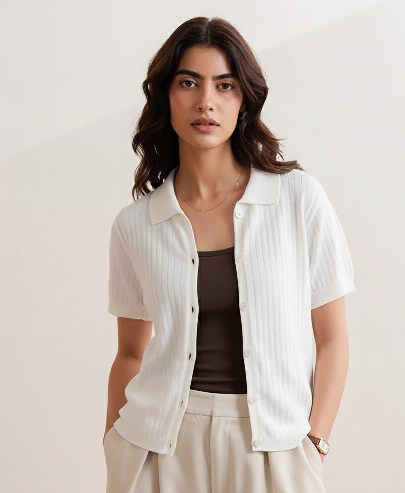 OFF White Fine Knit Cardigan (Women)