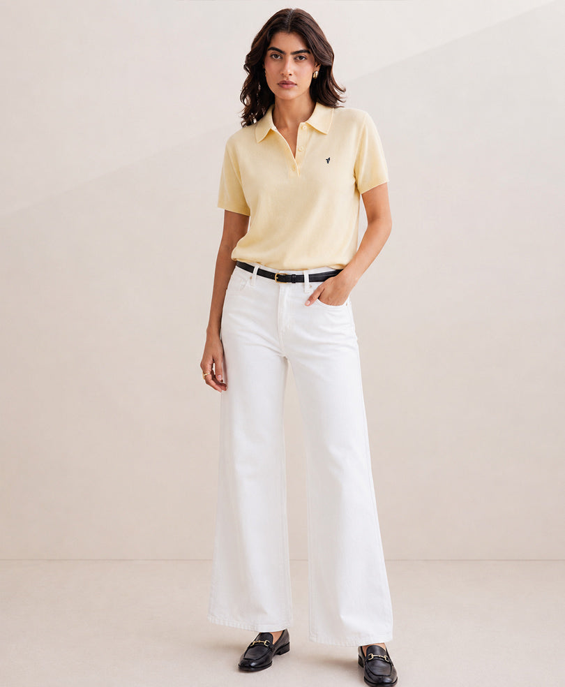 Butter Yellow POLO (Women)