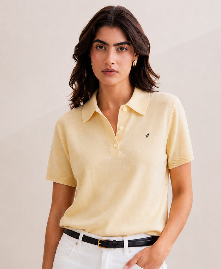 Butter Yellow POLO (Women)