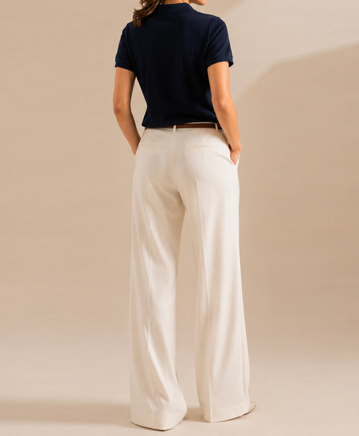 Navy Summer Knit POLO (Women)