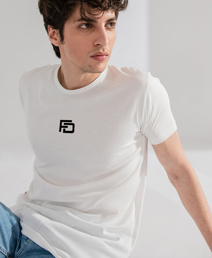 White FD Crew Shirt