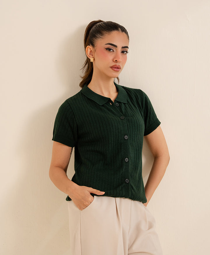 Rain Forest Fine Knit Cardigan (Women)