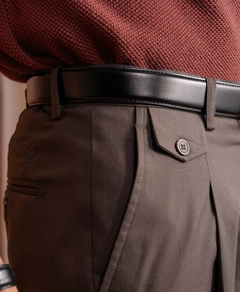 Rustic Maroon Basic Mesh knitted POLO