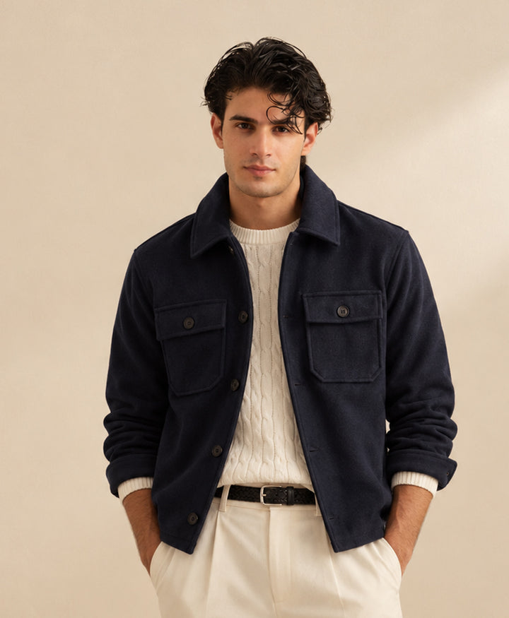 Navy Riverton Utility Jacket