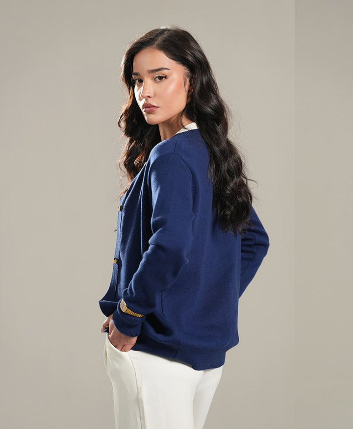 DK Blue Cardigan (Women)