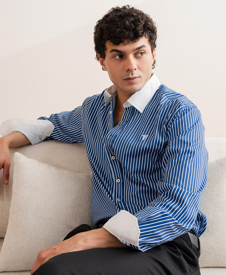 The Mayfair Blue Shirt (Slim / Modern Fit)