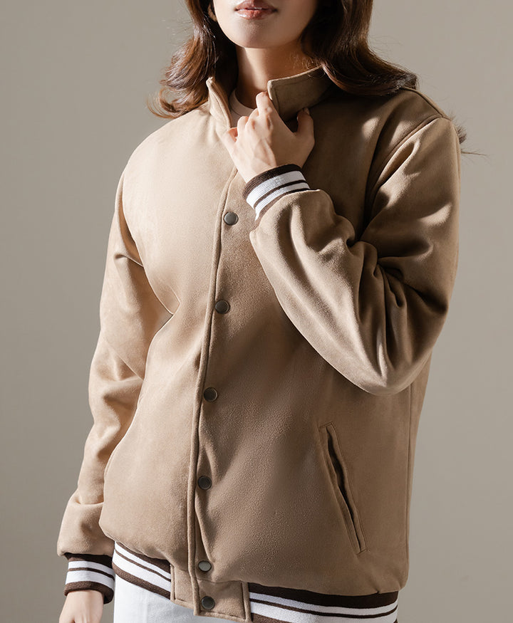 Lt Brown Suede Jacket (Women)