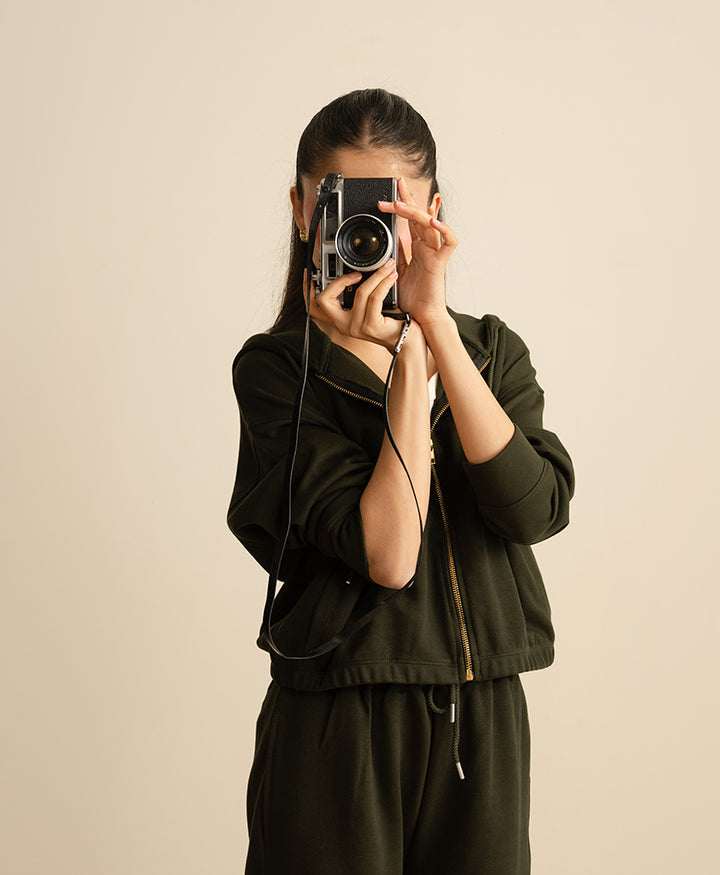 Olive Ease Zip Up Hoodie (Women)