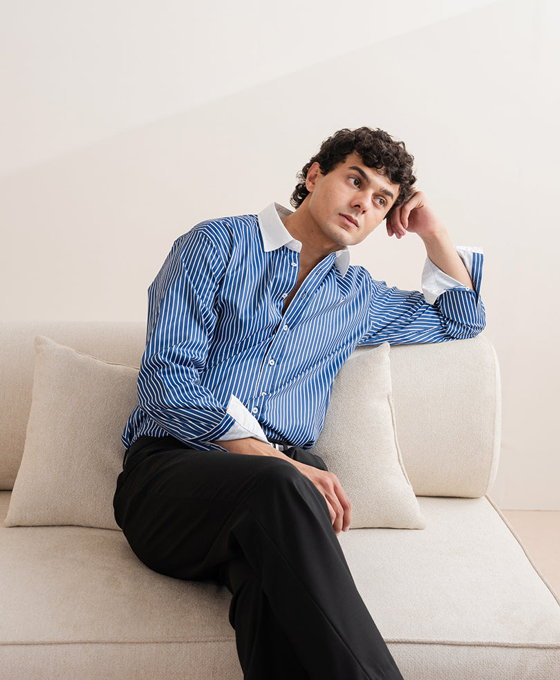 The Mayfair Blue Shirt (Slim / Modern Fit)