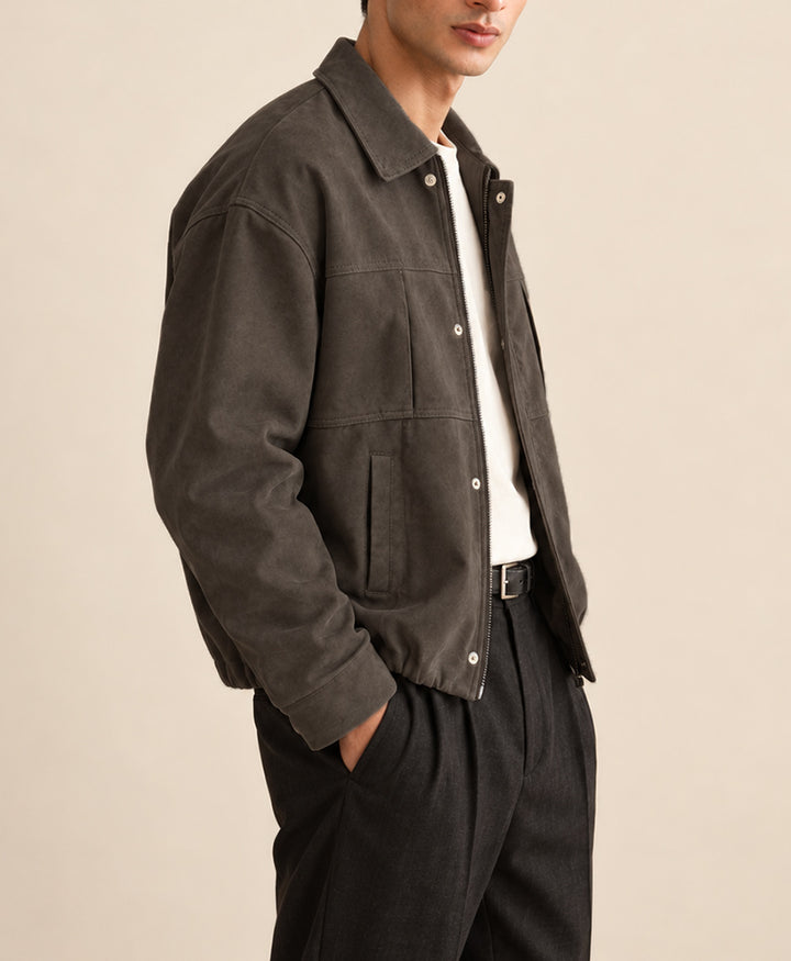 DK Olive Hudson Suede Jacket