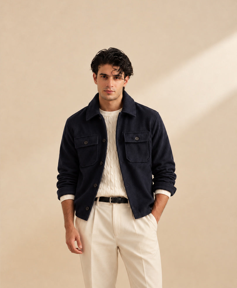 Navy Riverton Utility Jacket