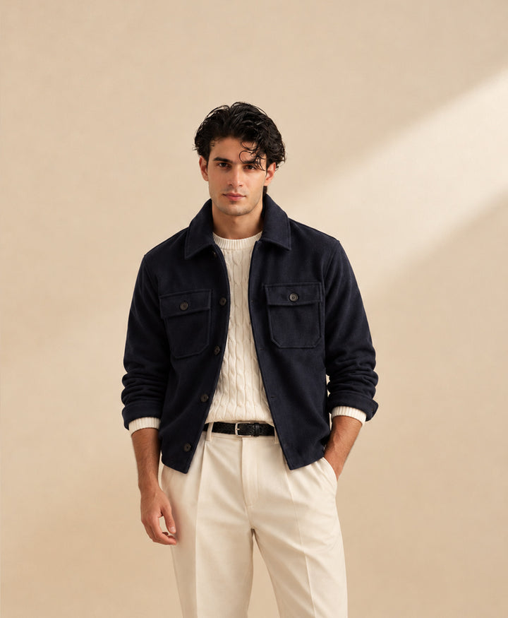 Navy Riverton Utility Jacket