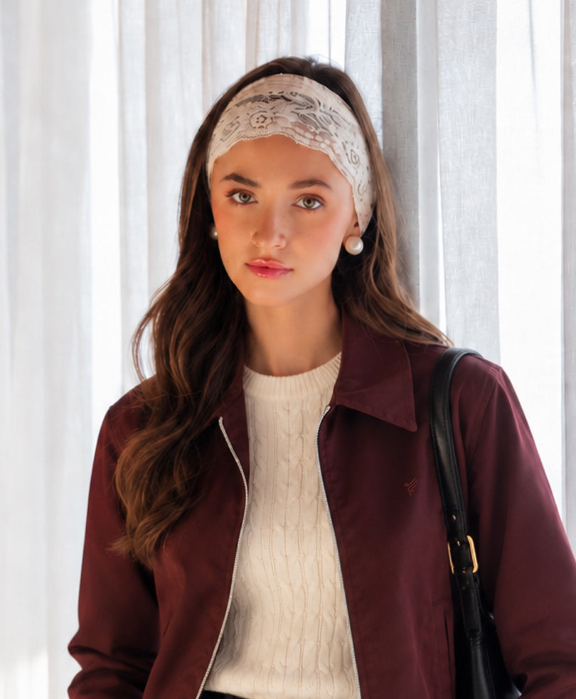 Maroon Bedford Jacket (Women)