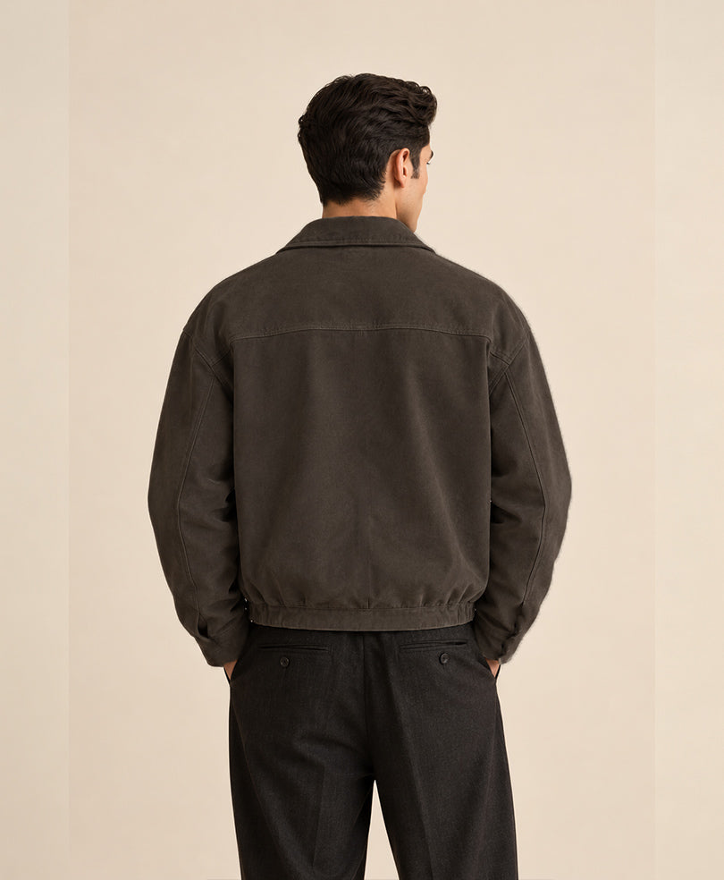 DK Olive Hudson Suede Jacket