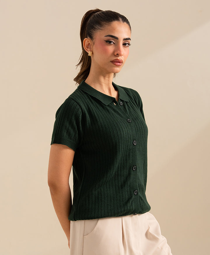Rain Forest Fine Knit Cardigan (Women)