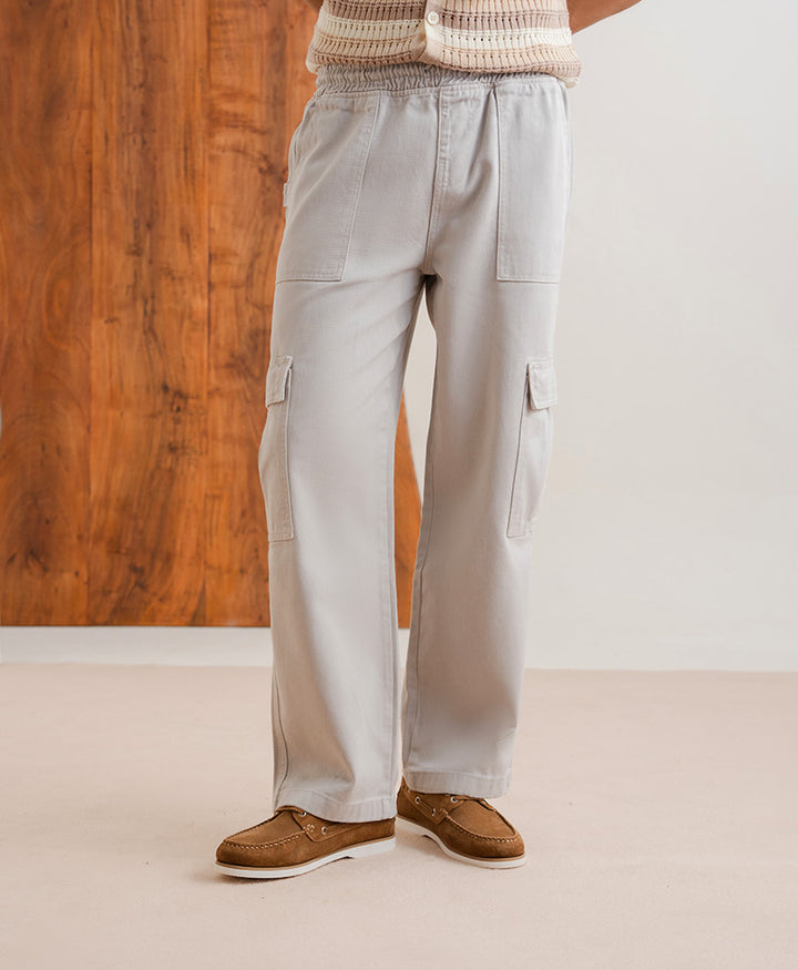 Grey Denim Trouser