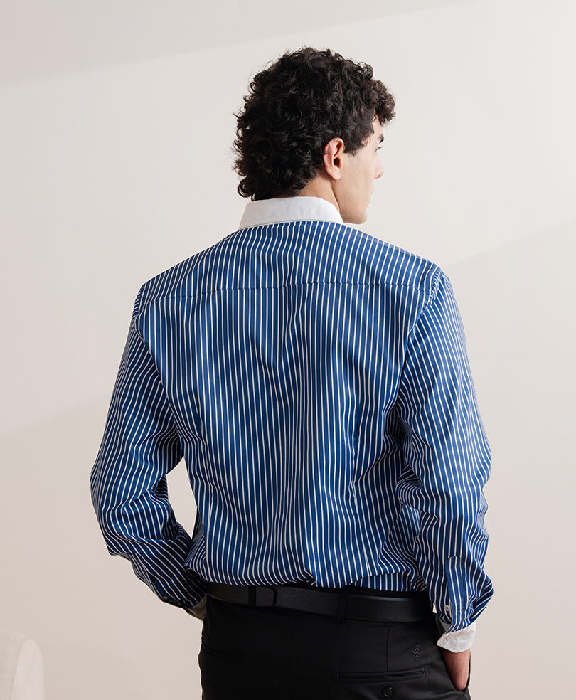 The Mayfair Blue Shirt (Slim / Modern Fit)