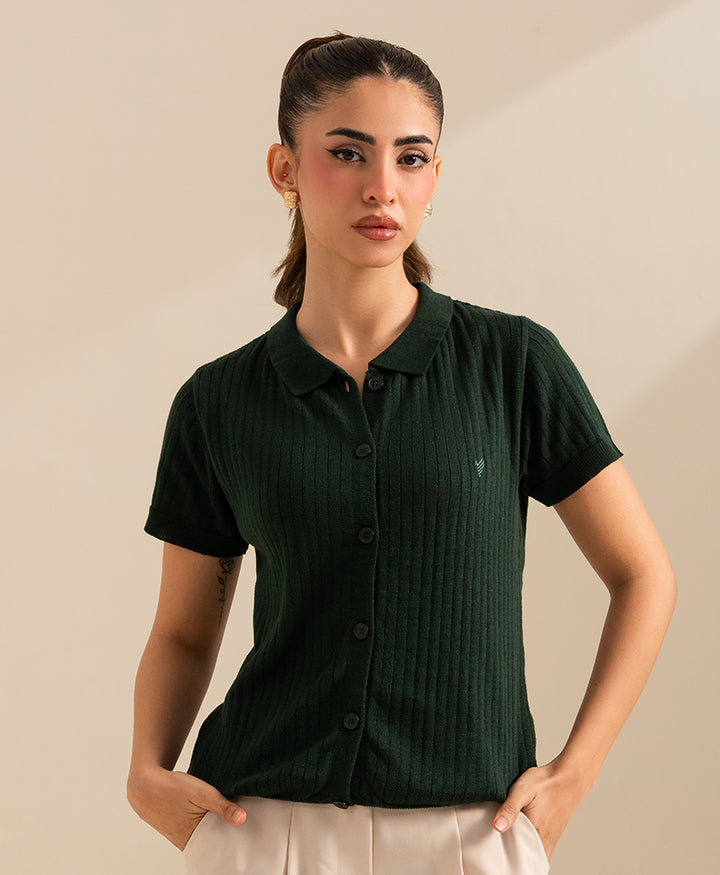 Rain Forest Fine Knit Cardigan (Women)
