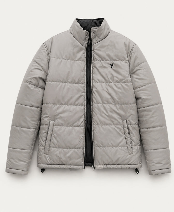 Black & Grey Reversible Quited Jacket