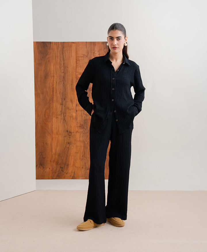 Noir Texture Shirt (Women)