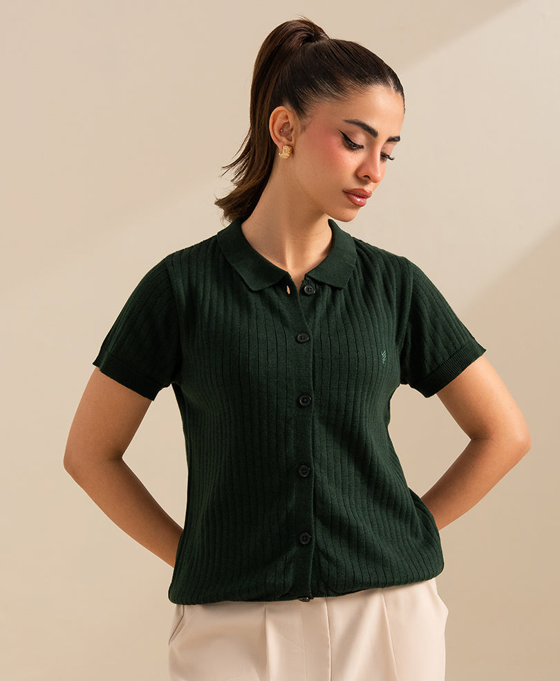 Rain Forest Fine Knit Cardigan (Women)