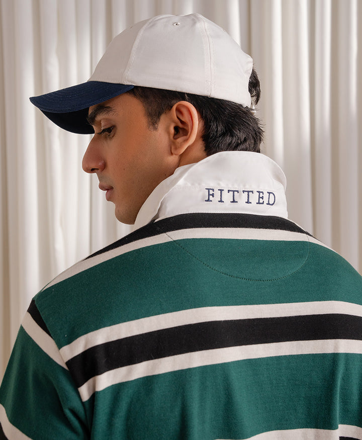 Green Monaco Stripe Rugby