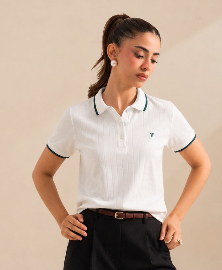 Green Tipped Drop Needle POLO (Women)