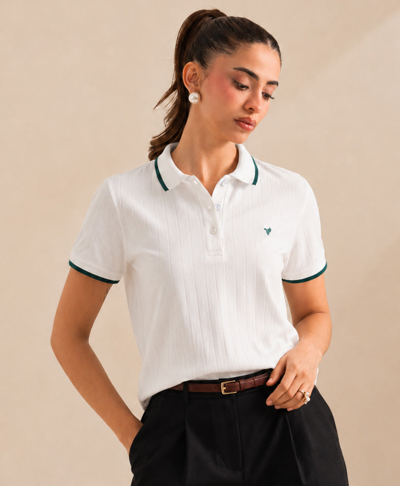 Green Tipped Drop Needle POLO (Women)