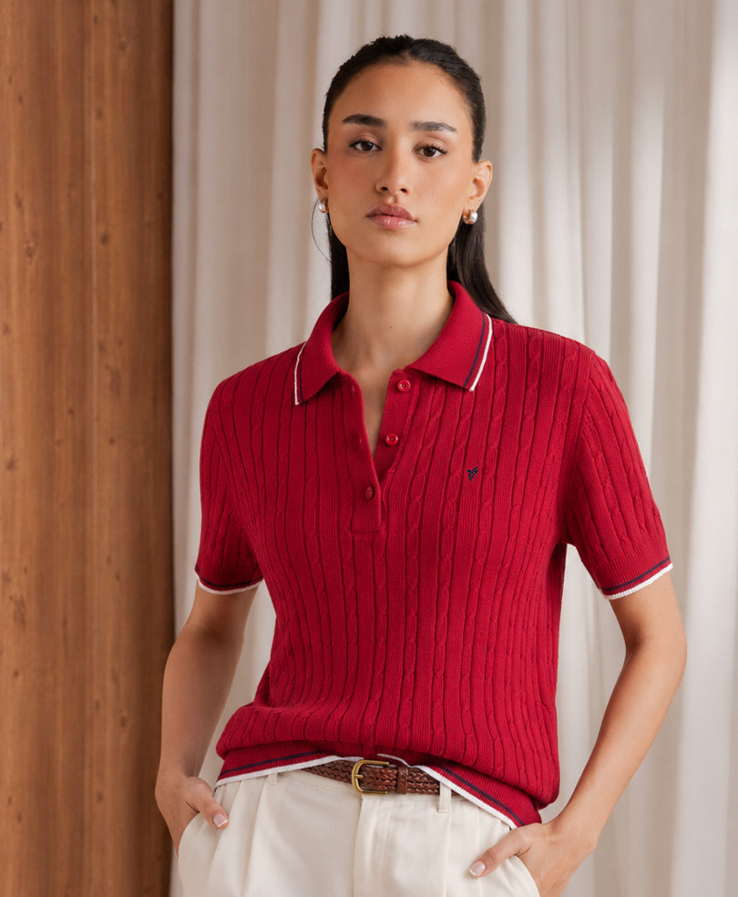 Red Heritage POLO (Women)