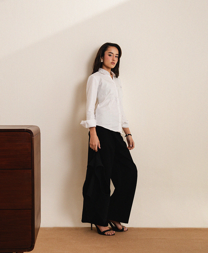 White FITTED Shirt (Women)