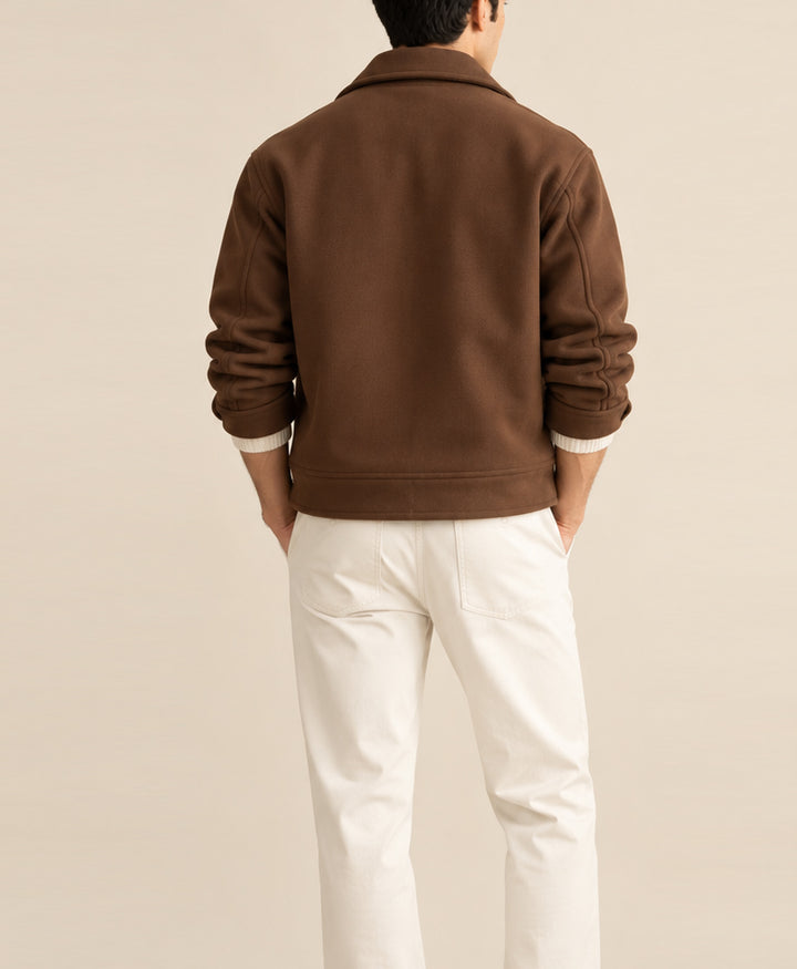 Chocolate Windsor Twill Jacket