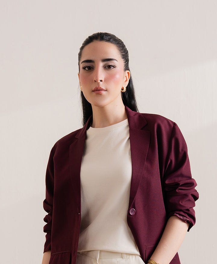 Tofu Pleated Crew (Women)