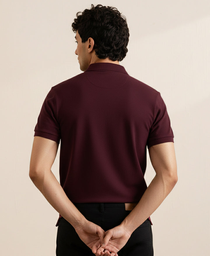 Dark Maroon Basics POLO