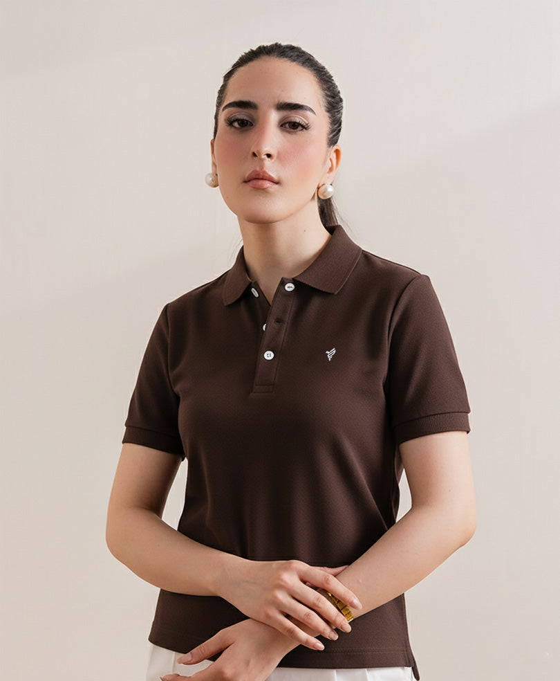 Chocolate Basic POLO (Women)
