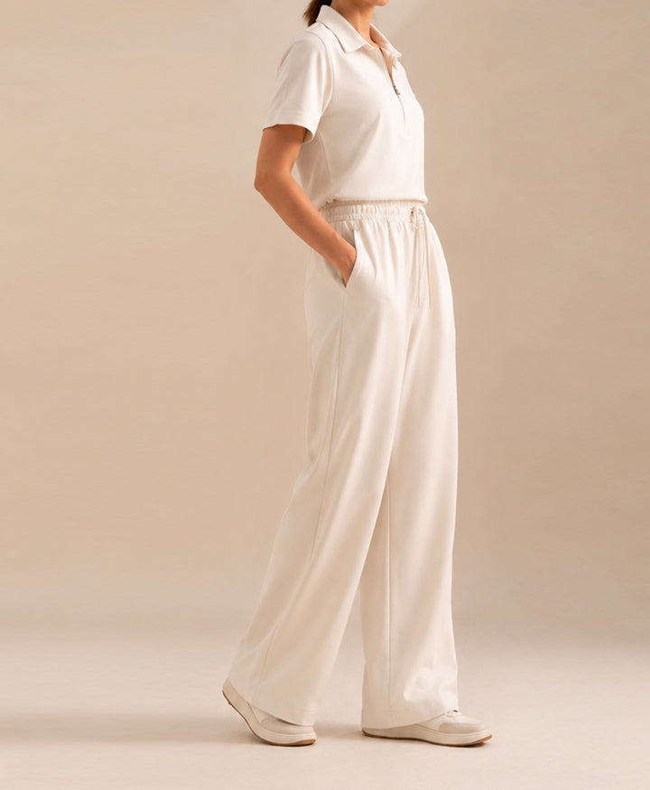 Day Ease Beige Zip POLO(Women)