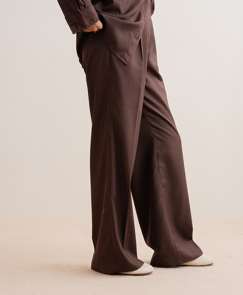 Cocoa Pinstripe Pants (Women)