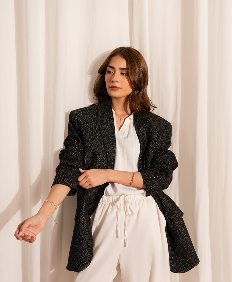 OFF White Knit POLO (Women)