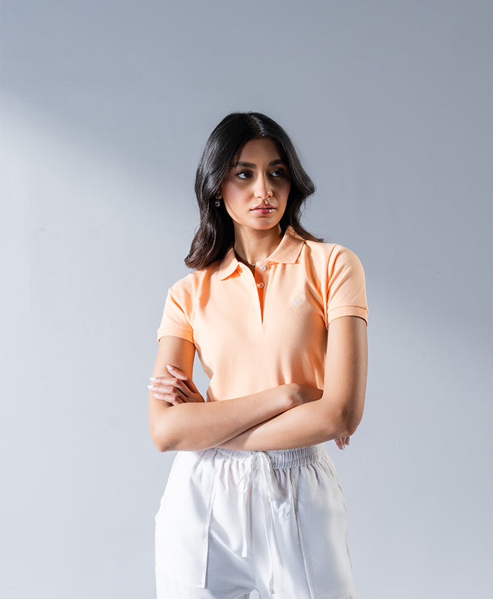 Peach Fuzz Basics POLO (Women)