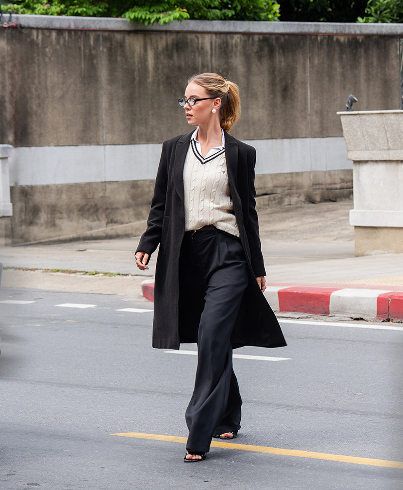 OFF White Cable Knit Vest (Women)