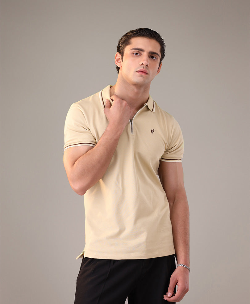 Wood Ash Zip POLO