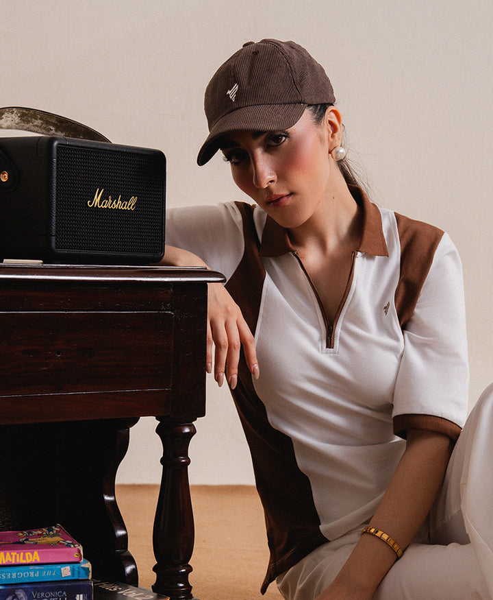 Toffee & White Panel POLO (Women)