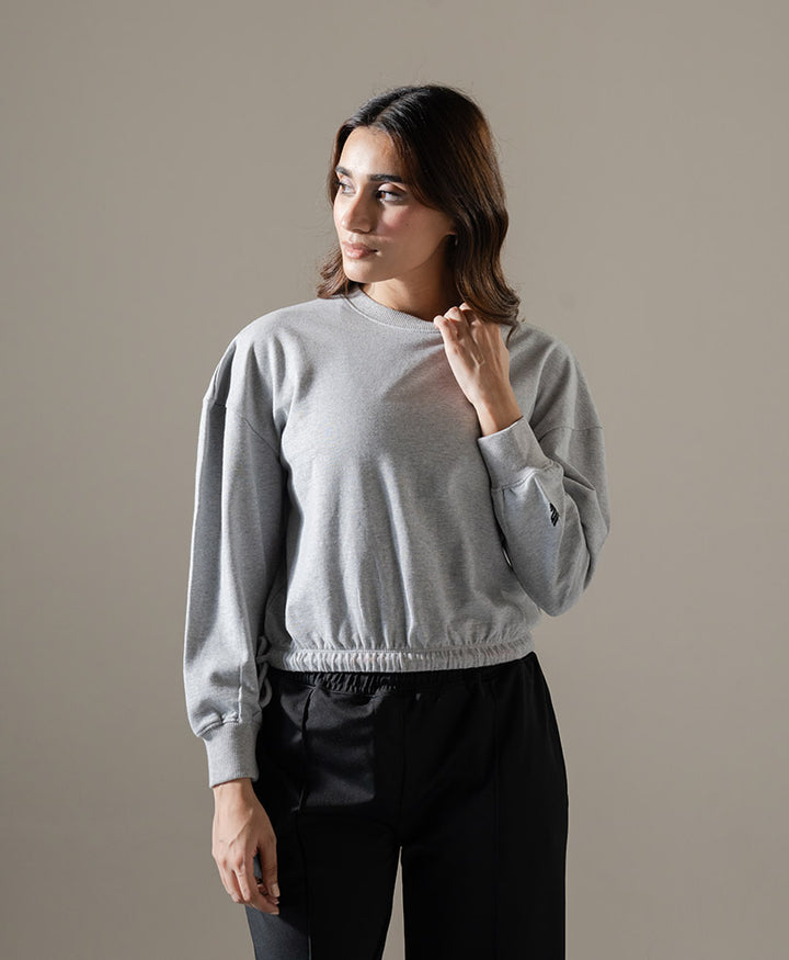 Grey Adjustable Sweatshirt (Women)