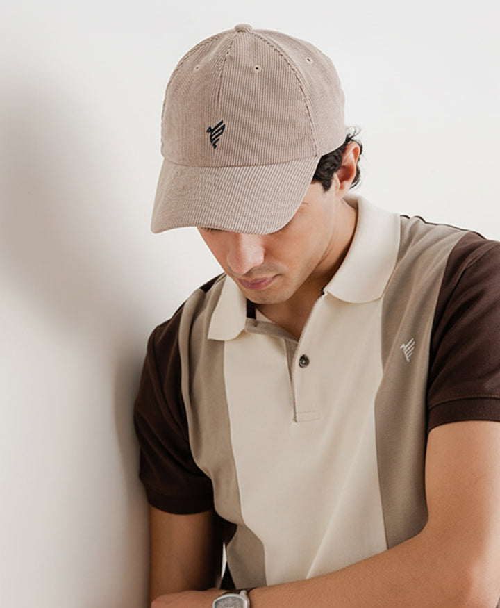 Light Stone Suede Cap