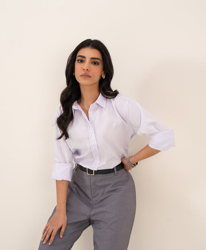 Lilac Oxford Shirt (Women)