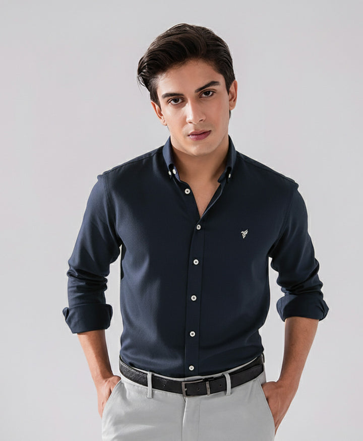 DK Teal Oxford Shirt (Slim / Modern Fit)
