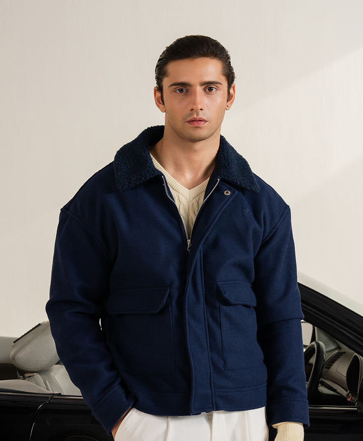 Navy Aviator Jacket