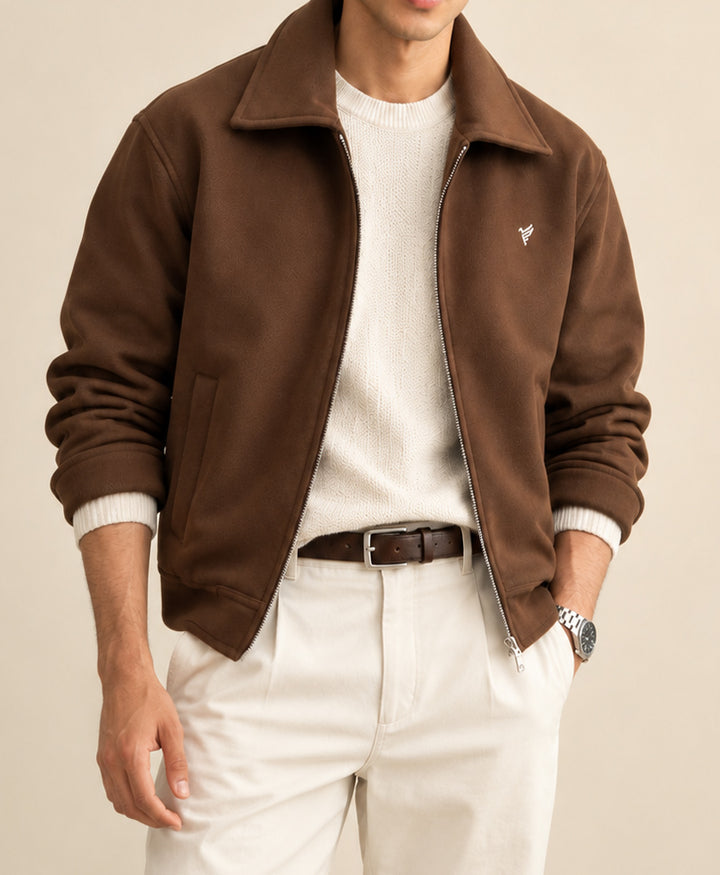 Chocolate Windsor Twill Jacket
